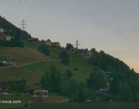 Gaschurn: Blick zur Talabfahrt