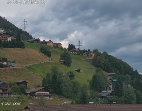 Gaschurn: Blick zur Talabfahrt