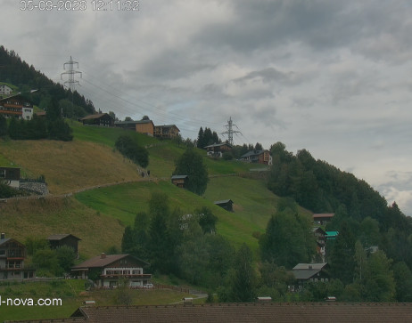 Gaschurn: Blick zur Talabfahrt