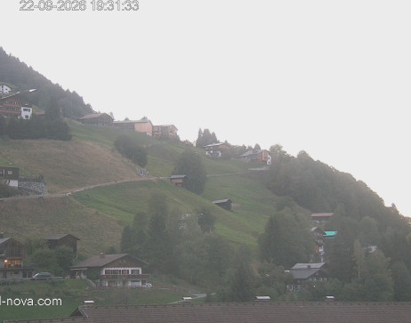 Gaschurn: Blick zur Talabfahrt