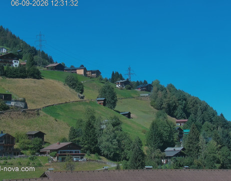 Gaschurn: Blick zur Talabfahrt