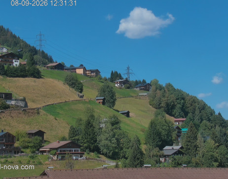 Gaschurn: Blick zur Talabfahrt
