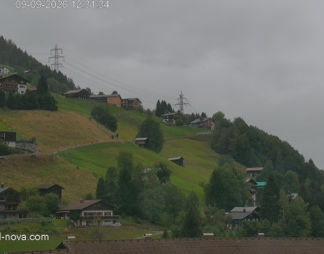 Gaschurn: Blick zur Talabfahrt