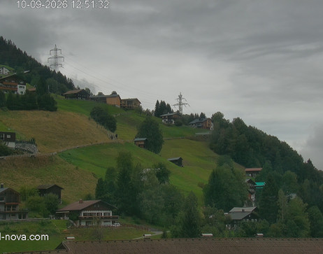 Gaschurn: Blick zur Talabfahrt