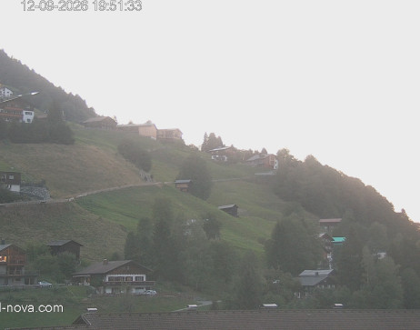 Gaschurn: Blick zur Talabfahrt