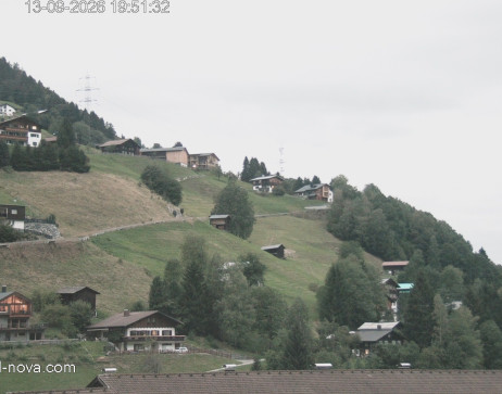 Gaschurn: Blick zur Talabfahrt