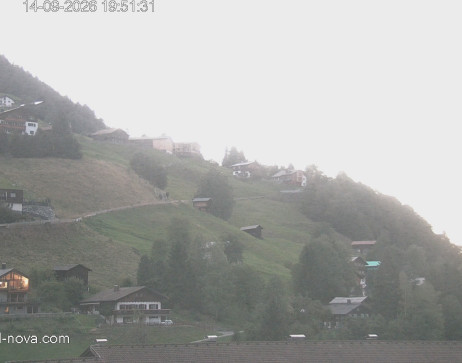 Gaschurn: Blick zur Talabfahrt