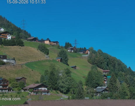 Gaschurn: Blick zur Talabfahrt