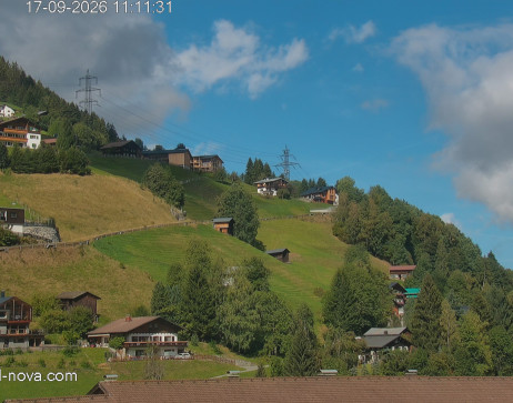 Gaschurn: Blick zur Talabfahrt