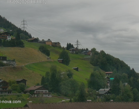 Gaschurn: Blick zur Talabfahrt