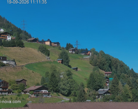 Gaschurn: Blick zur Talabfahrt