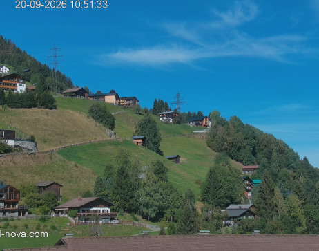 Gaschurn: Blick zur Talabfahrt