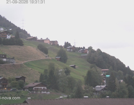 Gaschurn: Blick zur Talabfahrt