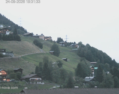 Gaschurn: Blick zur Talabfahrt