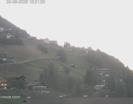 Gaschurn: Blick zur Talabfahrt