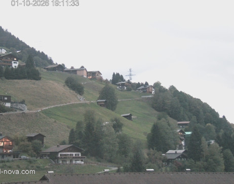 Gaschurn: Blick zur Talabfahrt
