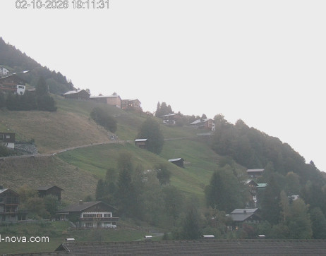 Gaschurn: Blick zur Talabfahrt