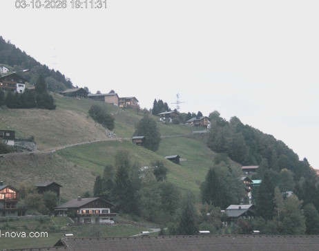 Gaschurn: Blick zur Talabfahrt