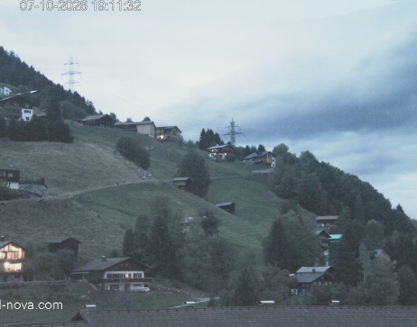 Gaschurn: Blick zur Talabfahrt