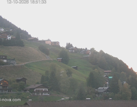 Gaschurn: Blick zur Talabfahrt