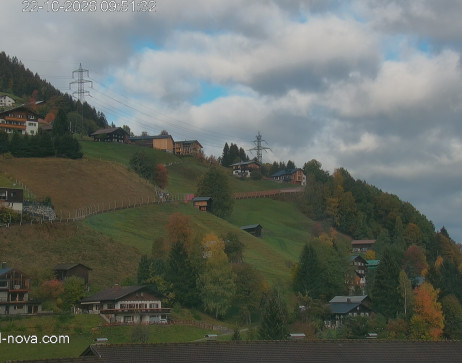 Gaschurn: Blick zur Talabfahrt