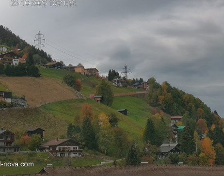 Gaschurn: Blick zur Talabfahrt