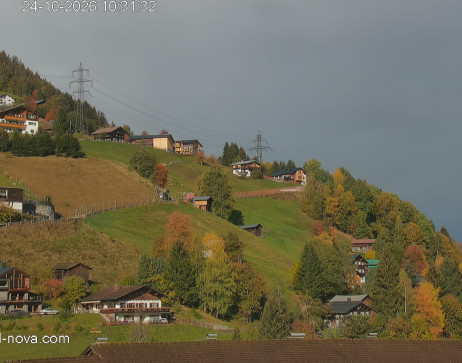 Gaschurn: Blick zur Talabfahrt