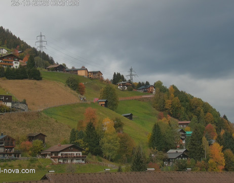 Gaschurn: Blick zur Talabfahrt