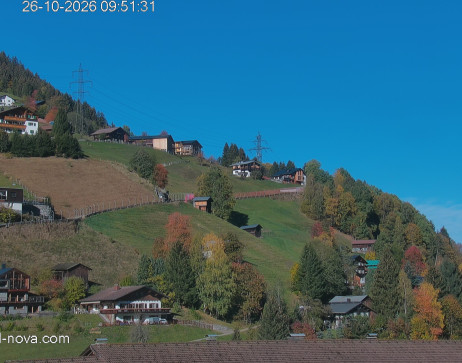 Gaschurn: Blick zur Talabfahrt