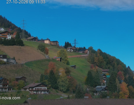 Gaschurn: Blick zur Talabfahrt