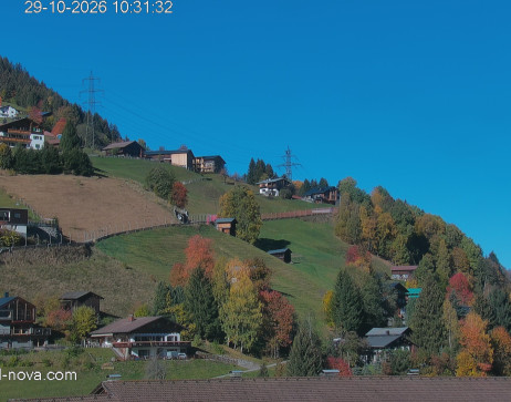 Gaschurn: Blick zur Talabfahrt