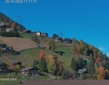 Gaschurn: Blick zur Talabfahrt