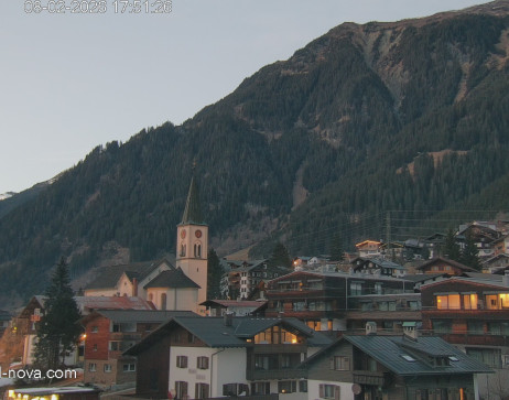 Gaschurn: Blick zum Ortskern