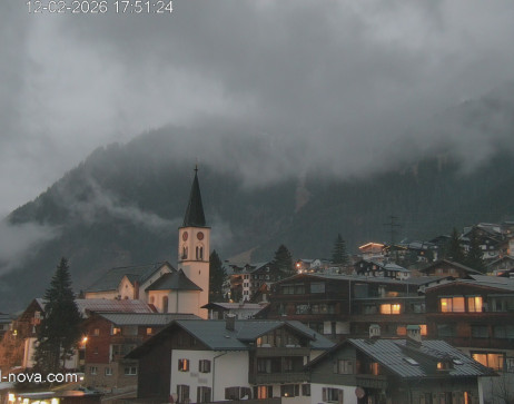 Gaschurn: Blick zum Ortskern