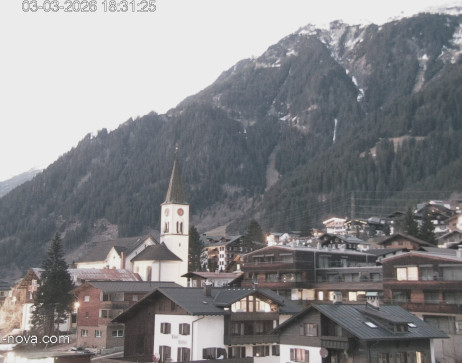 Gaschurn: Blick zum Ortskern