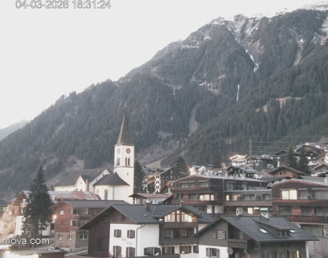 Gaschurn: Blick zum Ortskern