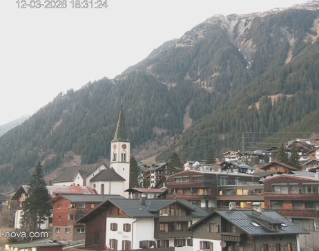 Gaschurn: Blick zum Ortskern