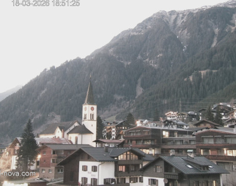 Gaschurn: Blick zum Ortskern