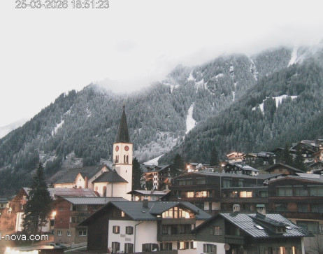 Gaschurn: Blick zum Ortskern