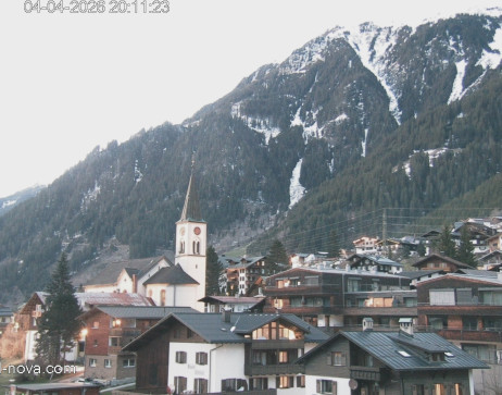 Gaschurn: Blick zum Ortskern