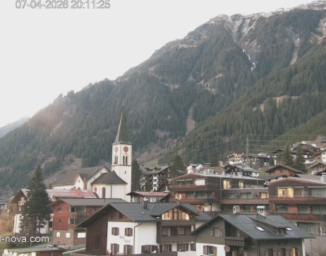 Gaschurn: Blick zum Ortskern