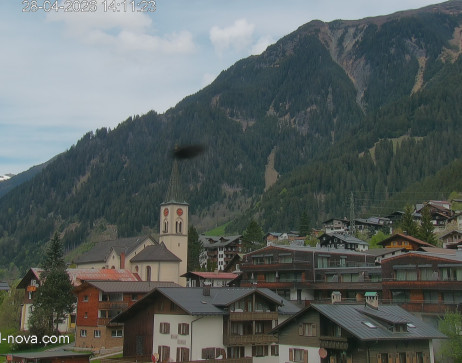 Gaschurn: Blick zum Ortskern