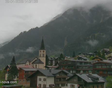 Gaschurn: Blick zum Ortskern