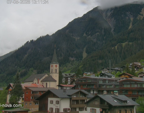 Gaschurn: Blick zum Ortskern