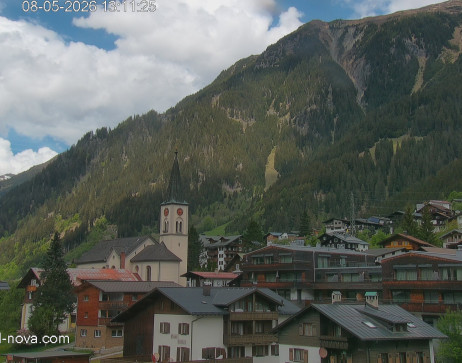 Gaschurn: Blick zum Ortskern