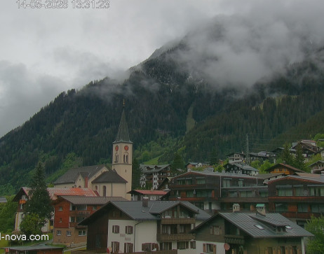Gaschurn: Blick zum Ortskern