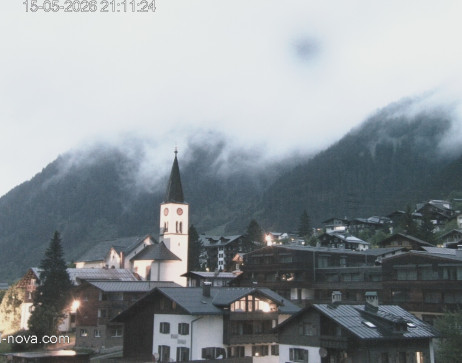 Gaschurn: Blick zum Ortskern