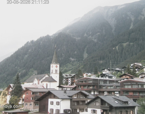 Gaschurn: Blick zum Ortskern