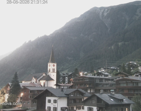 Gaschurn: Blick zum Ortskern