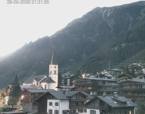 Gaschurn: Blick zum Ortskern